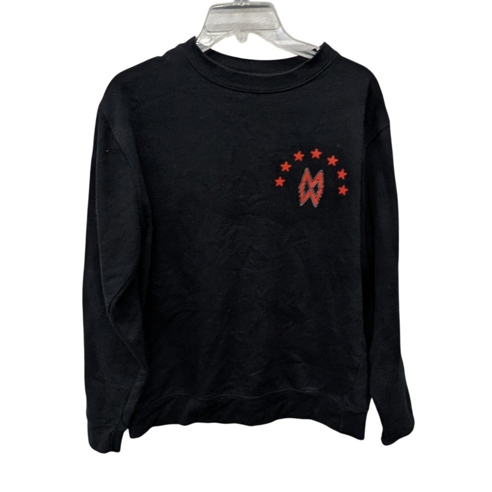 Morgan Wallen One Night At A Time 2024 Tour Sweatshirt Black Red Men's Medium‎